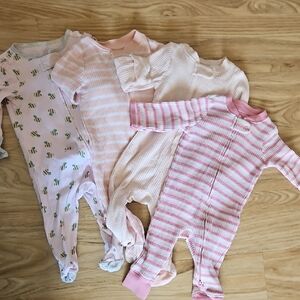 Baby Girl 4 Pack Sleepers